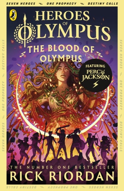 The blood of Olympus av Rick Riordan