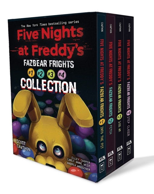 Fazbear Frights Four Book Boxed Set Av Scott Cawthon, Elley Cooper, Carly Anne West, Andrea Waggener, Kelly Parra