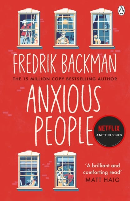 Anxious People av Fredrik Backman