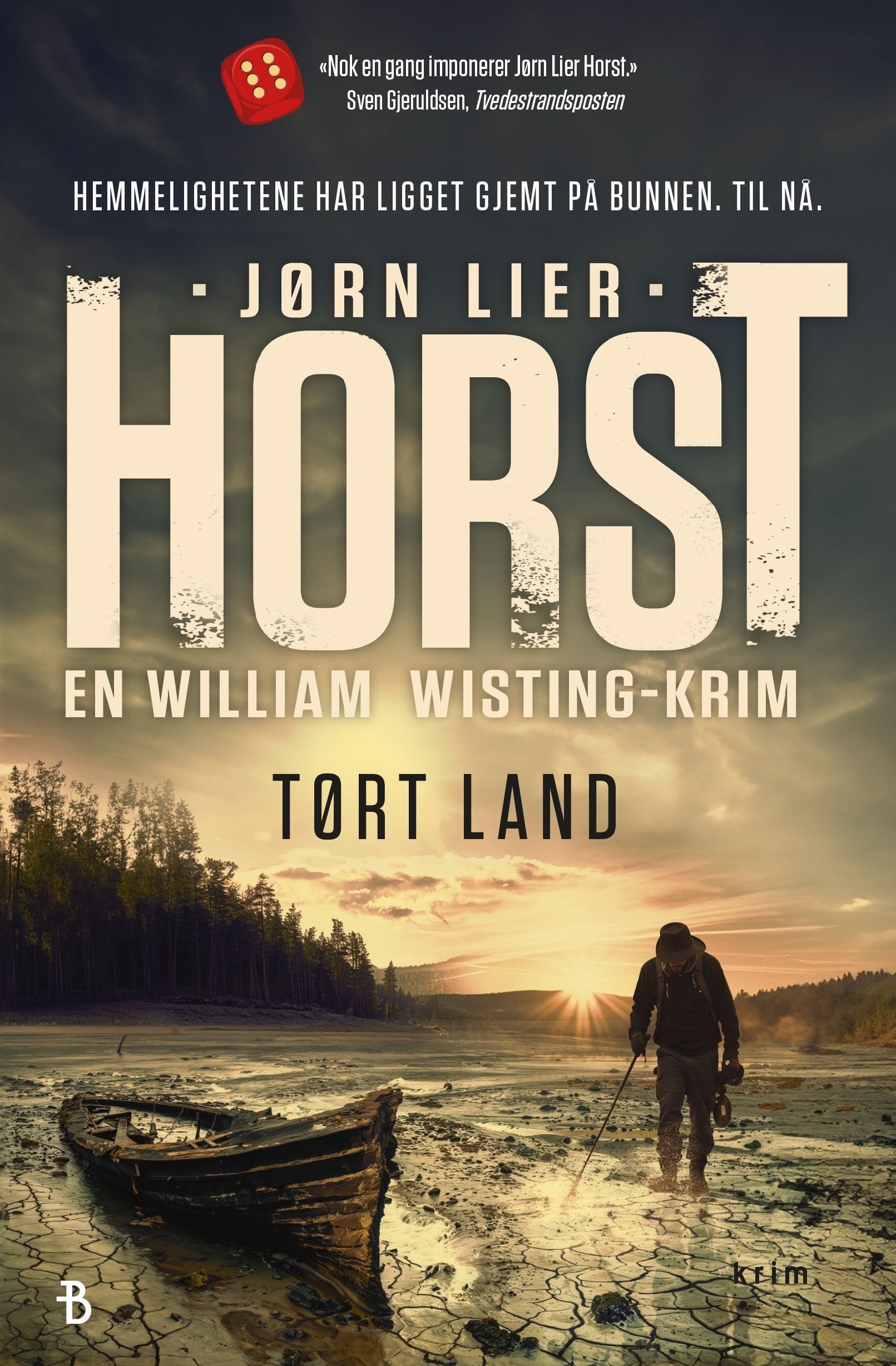Tørt land av Jørn Lier Horst - Signert