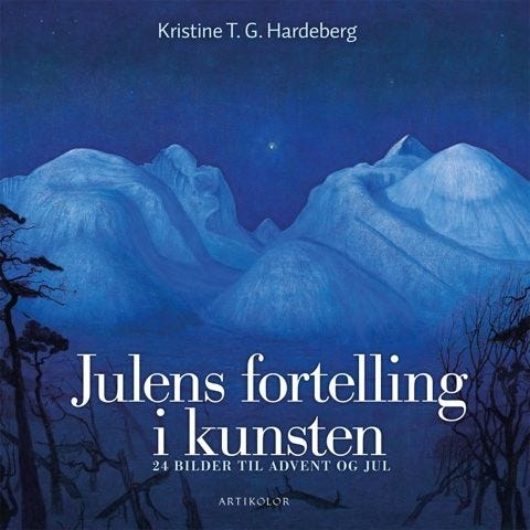 Julens fortelling i kunsten av Kristine T.G. Hardeberg - Personlig Signert