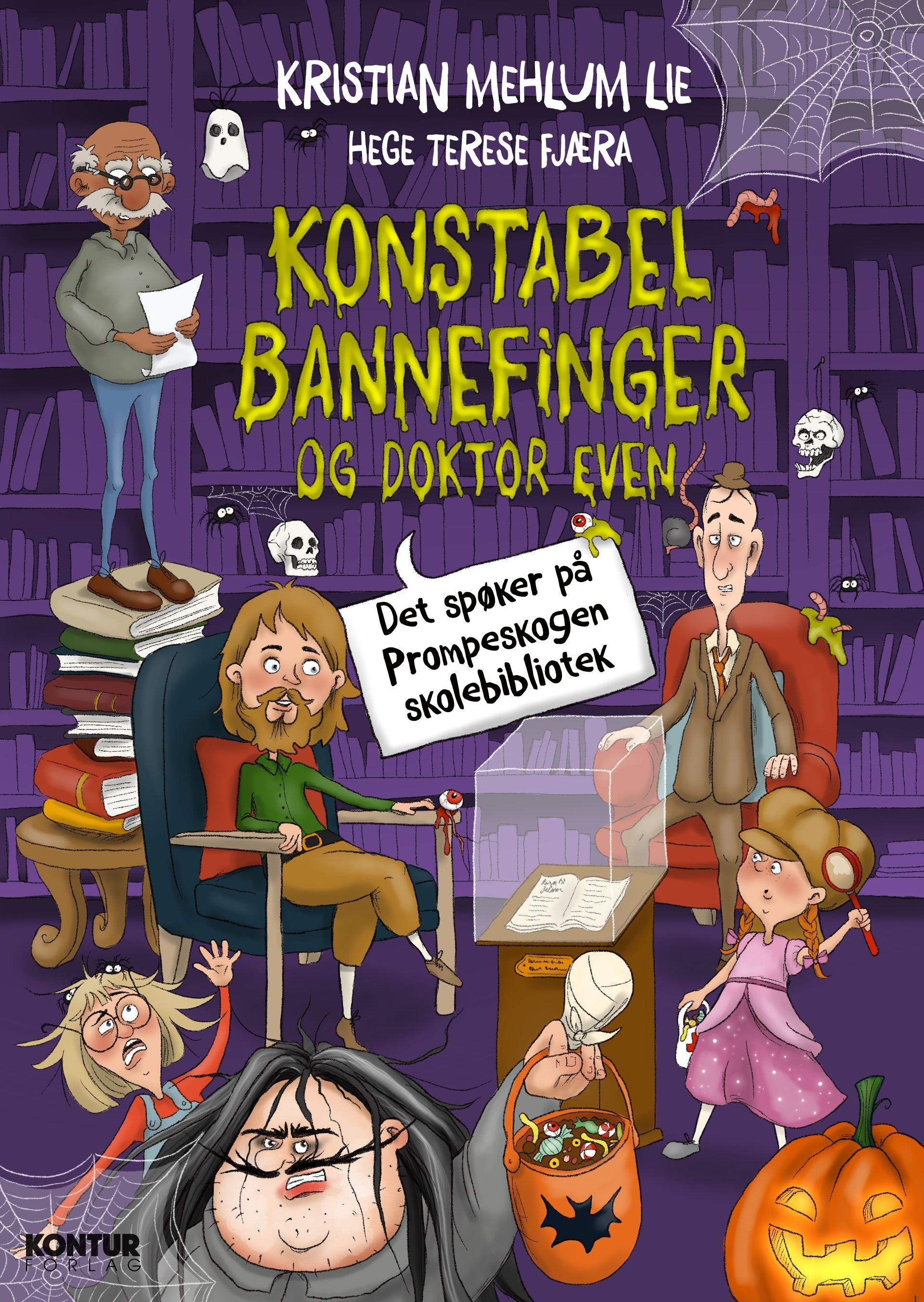 Det Spøker På Prompeskogen Skolebibliotek Av Kristian Mehlum Lie - Personlig Signert