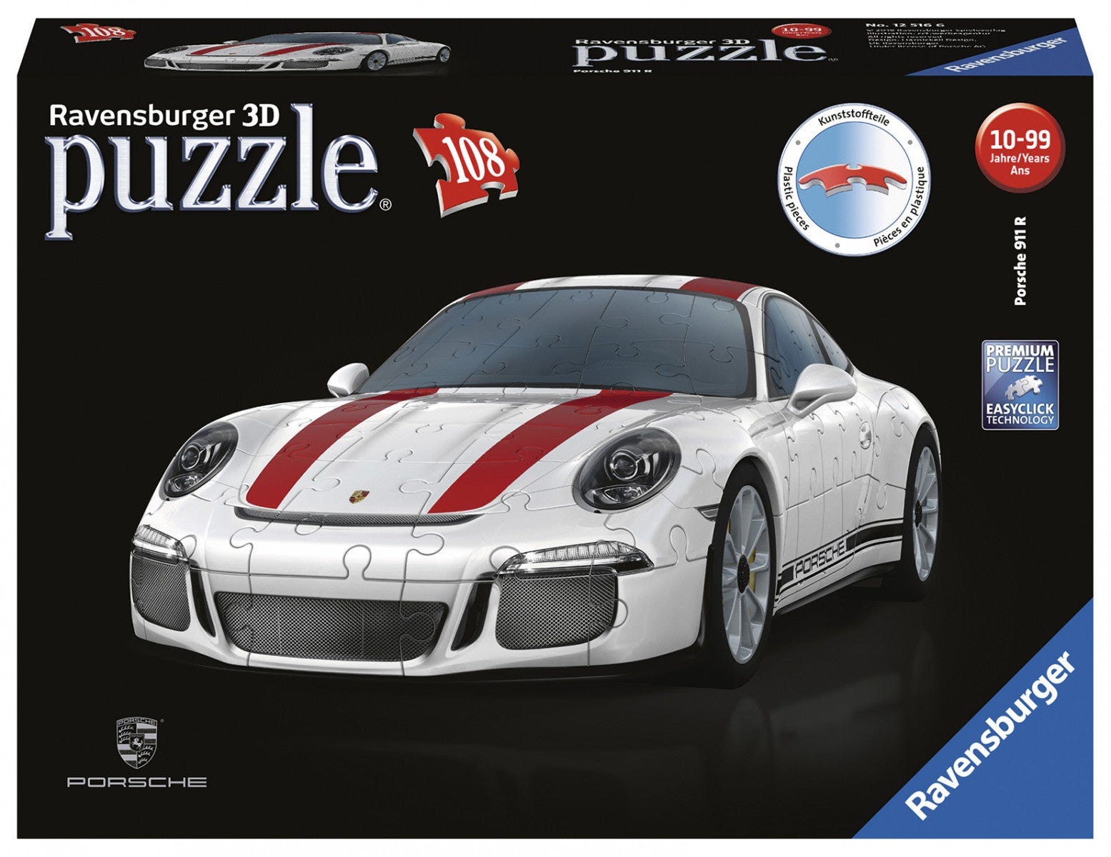 Puslespill 108 3D Porsche
