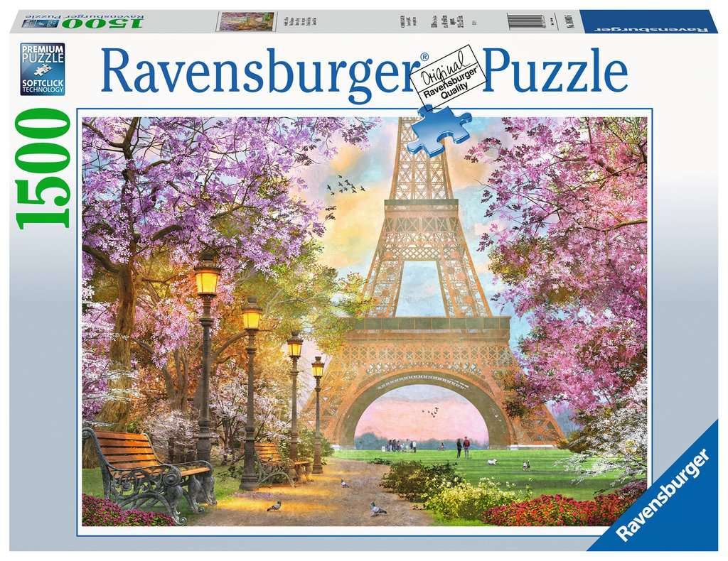 Puslespill 1500 Romantikk Paris