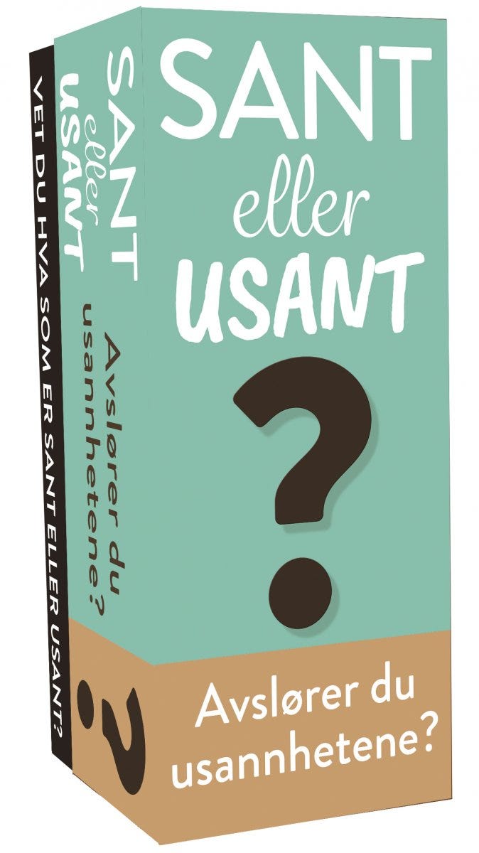 Spill Sant eller usant