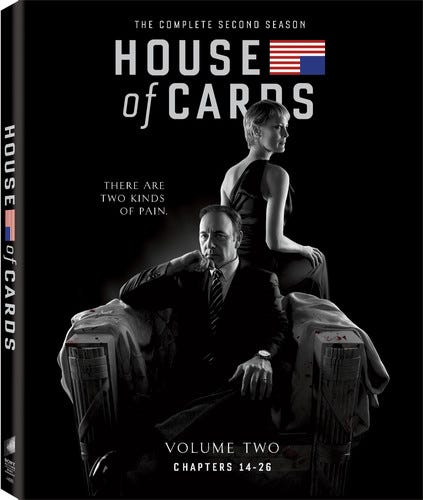 House Of Cards: The Complete Second Season Bluray