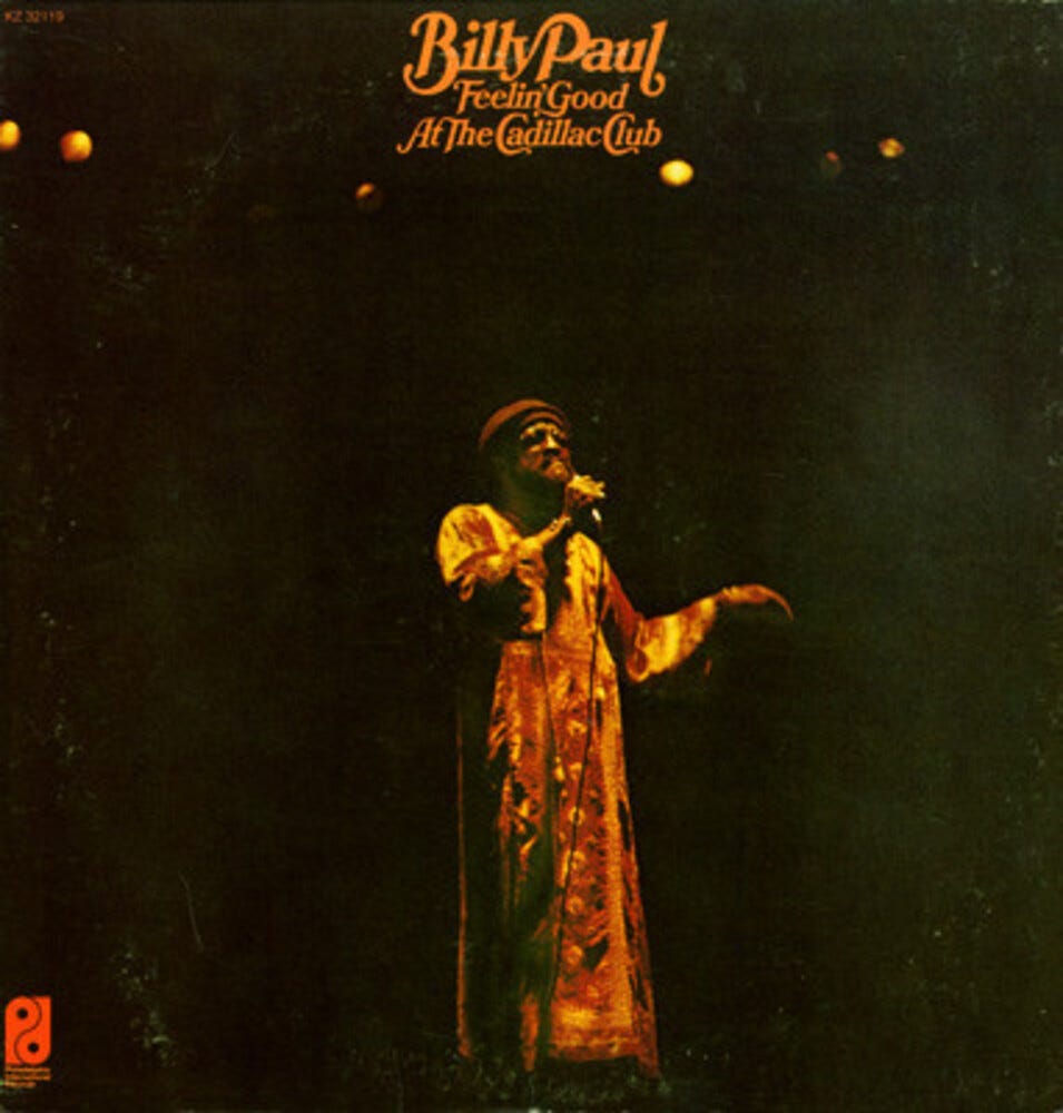 Billy Paul  Feelin Good At The Cadillac Club  CD
