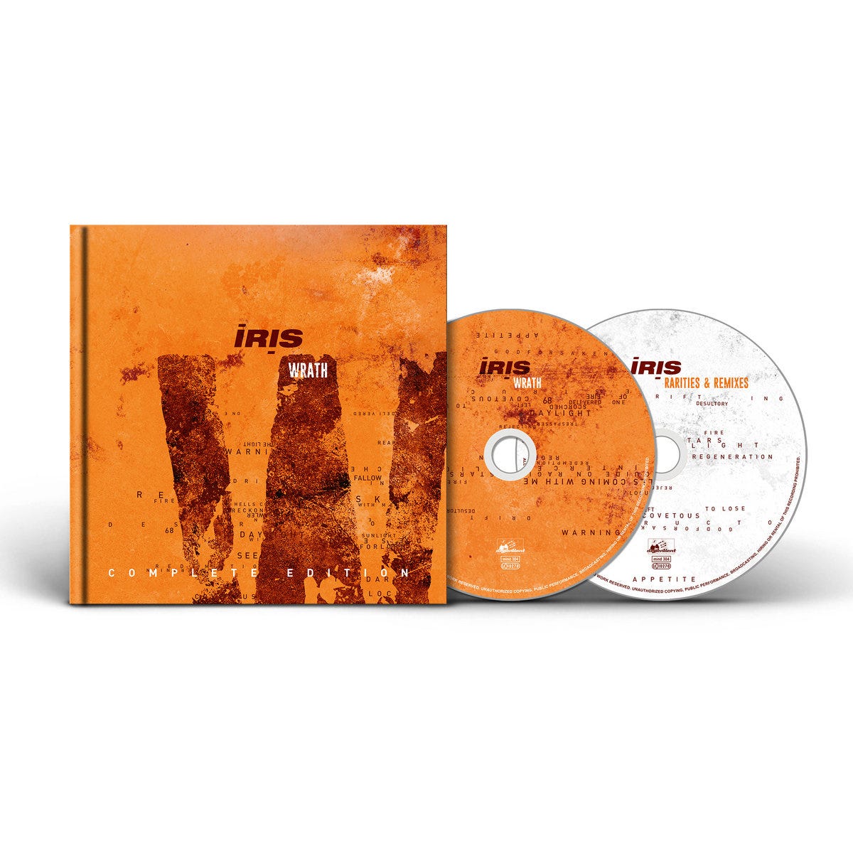 Iris  Wrath (Hardcover Book)  CD