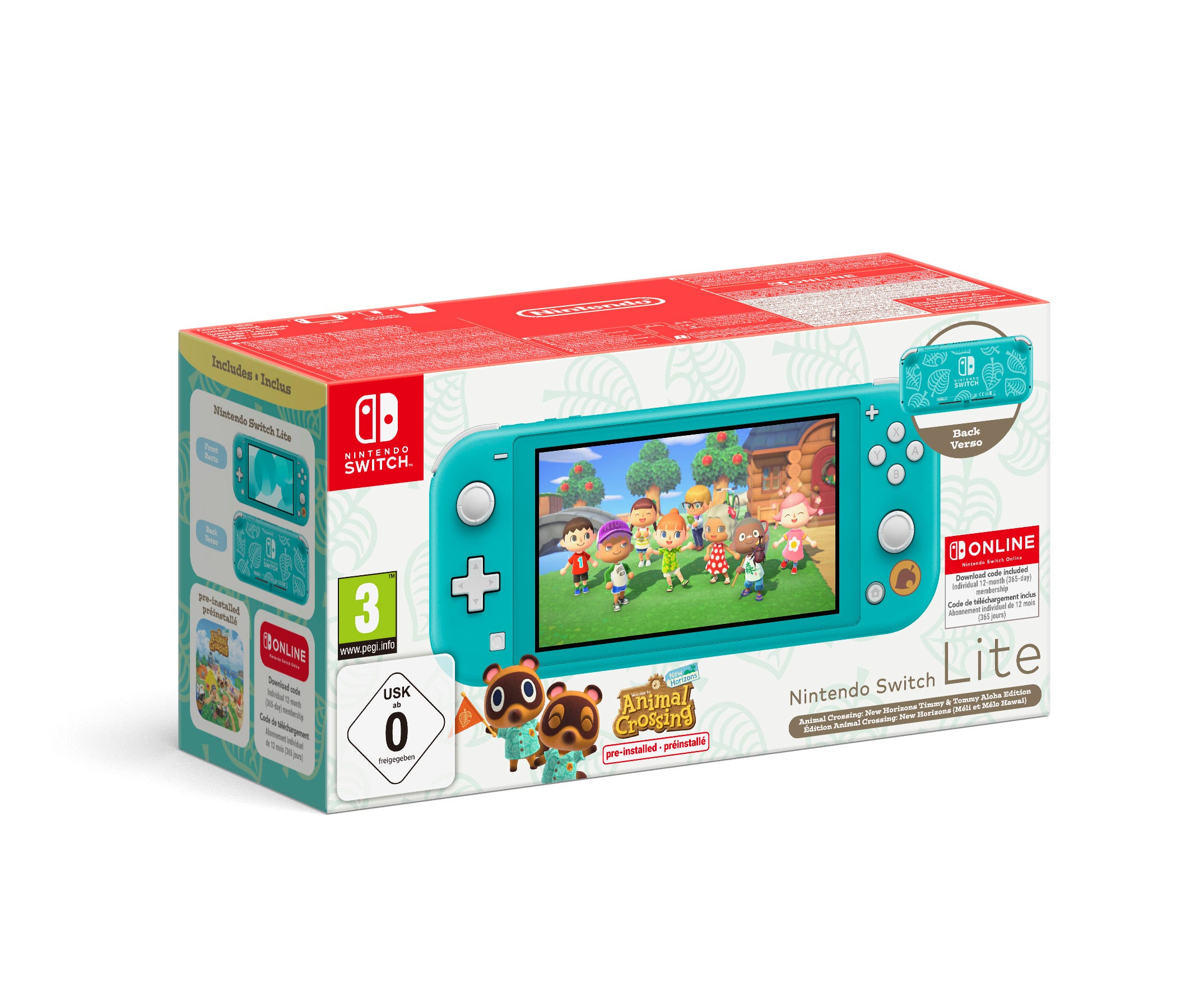 Bilde av Switch Lite - Turquoise  inc. Animal Crossing